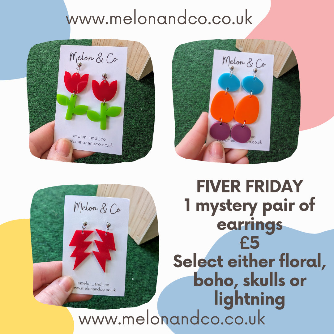 Fiver Friday - Mystery Pair of Earrings