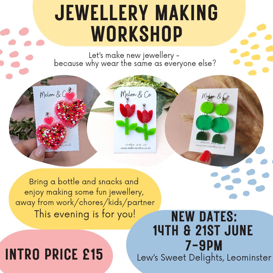 Friday 14th June Jewellery Workshop