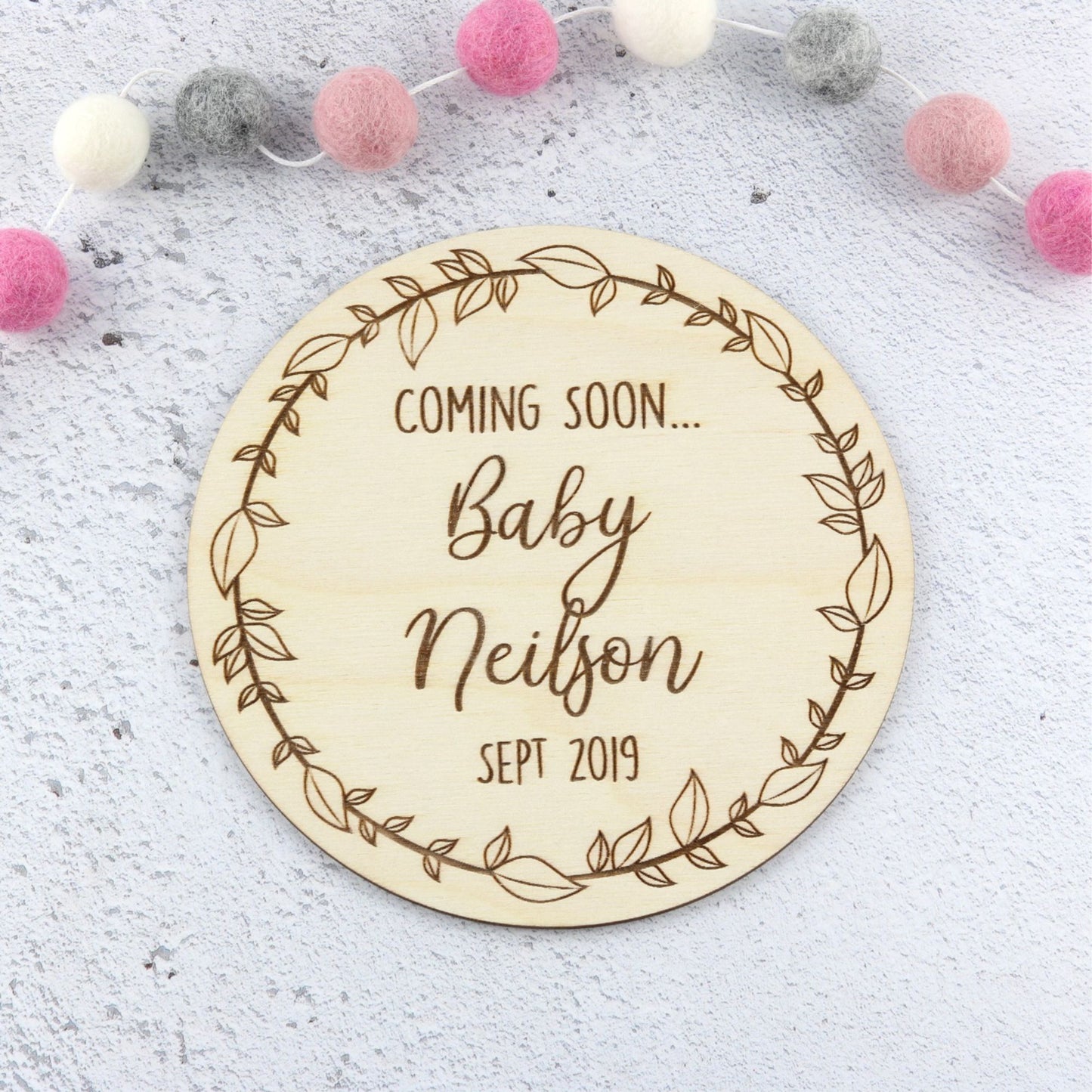 September 2019 shop baby announcement