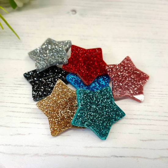 Triple Multi Colour Glitter Reward Jar